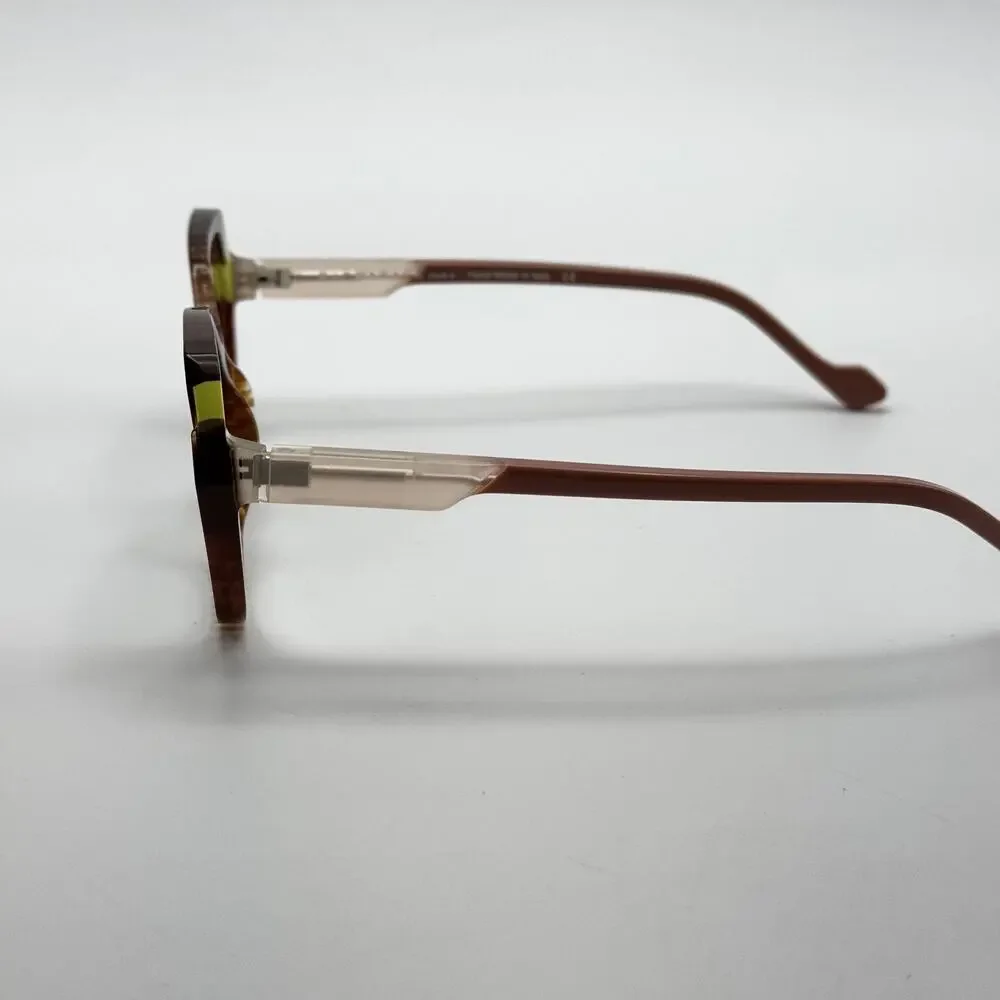 Face a Face Eyeglasses Frame WITTY 2 6300 Checkered Tortoise Handmade 53-17-140
